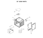 Jenn-Air JDRP848HM00 30" oven parts diagram
