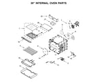 Jenn-Air JDRP848HM00 30" internal oven parts diagram