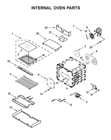 Internal oven parts