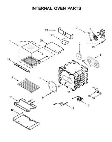 Internal oven parts