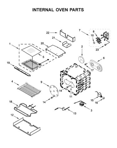 Internal oven parts