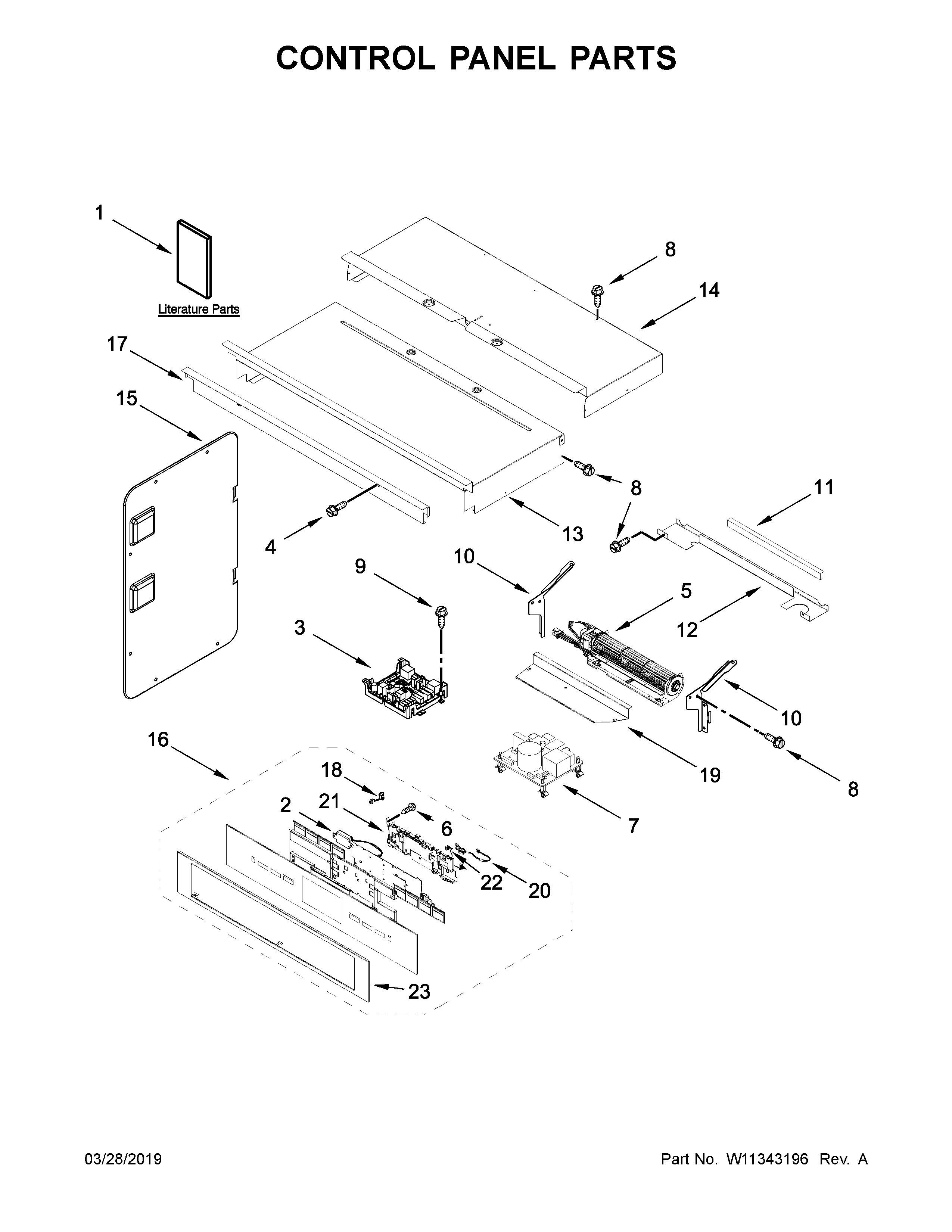 CONTROL PANEL PARTS