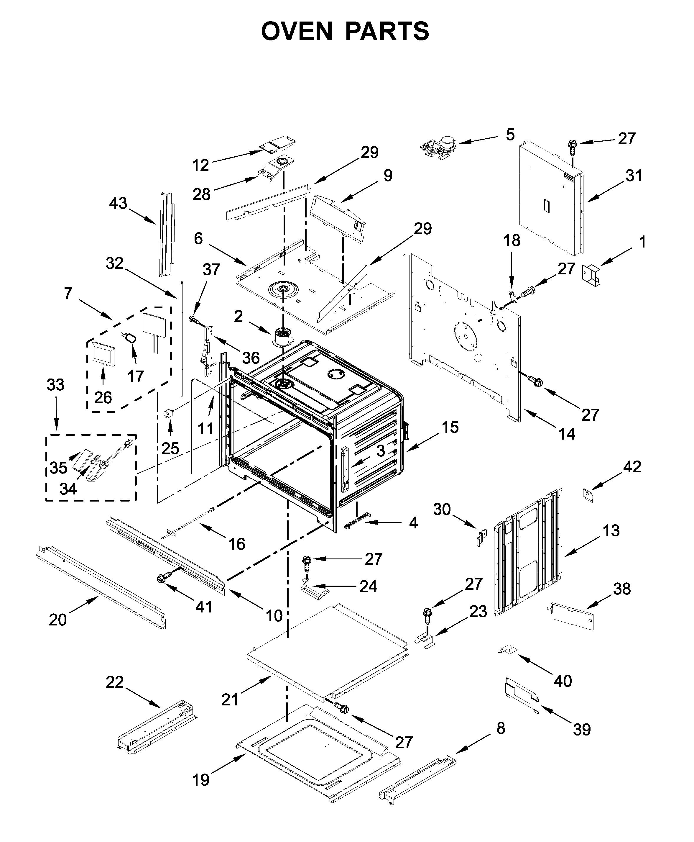 OVEN PARTS