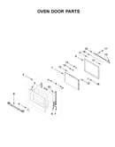 Oven door parts
