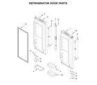 Jenn-Air JFC2290REP02 refrigerator door parts diagram