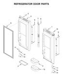 Refrigerator door parts