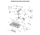 Whirlpool WMH76719CS4 interior and ventilation parts diagram