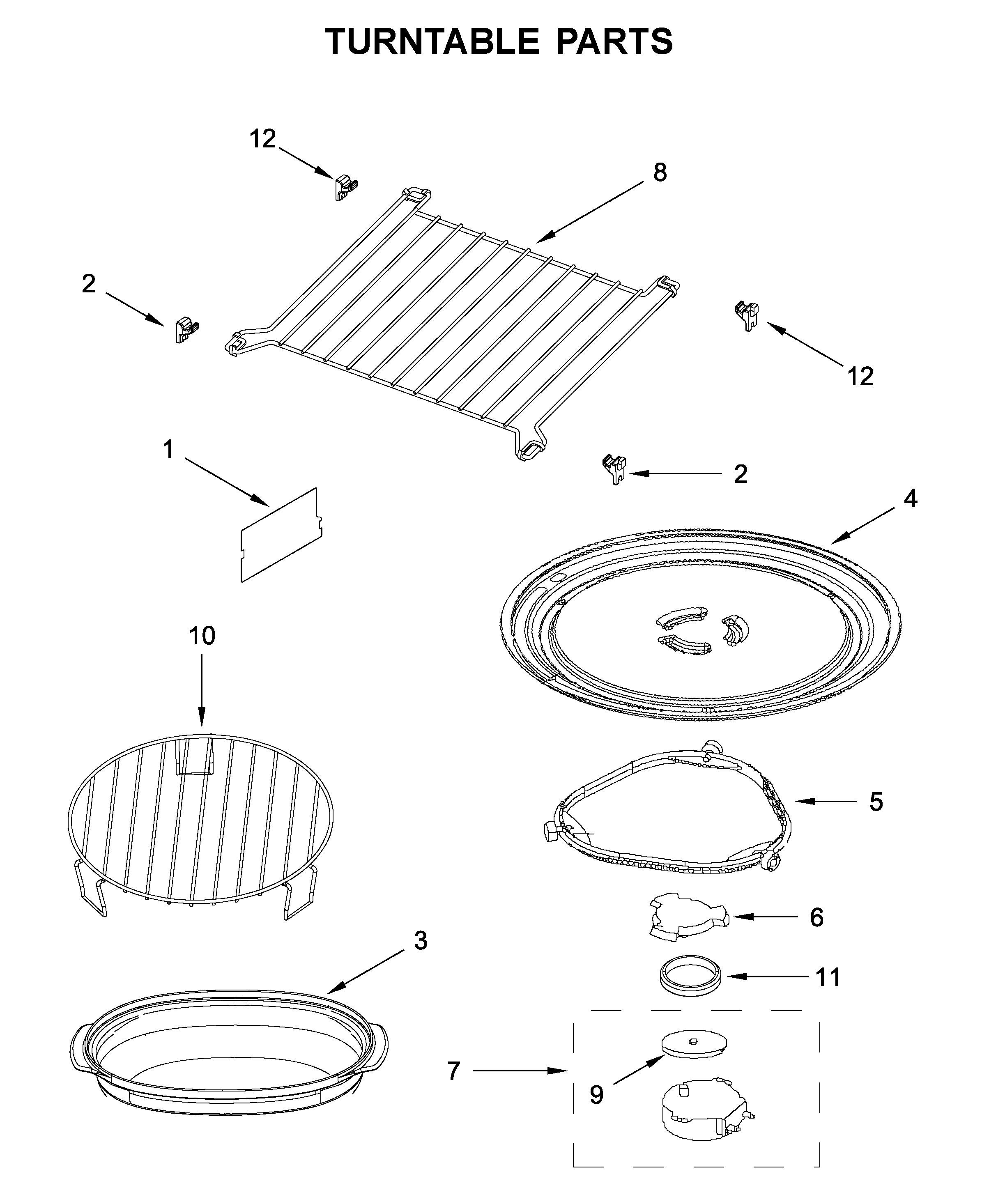 TURNTABLE PARTS