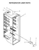 Refrigerator liner parts