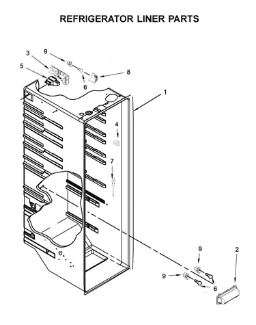Refrigerator liner parts