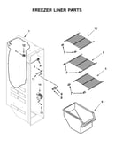 Freezer liner parts