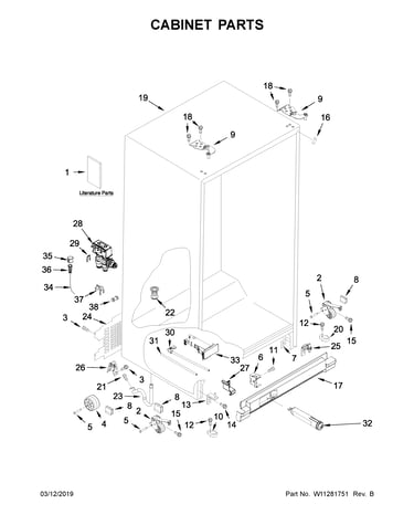 Cabinet parts