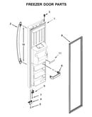 Freezer door parts