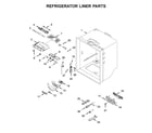 Whirlpool WRF540CWHW01 refrigerator liner parts diagram