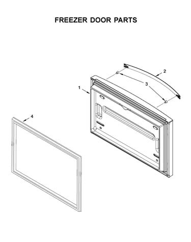 Freezer door parts