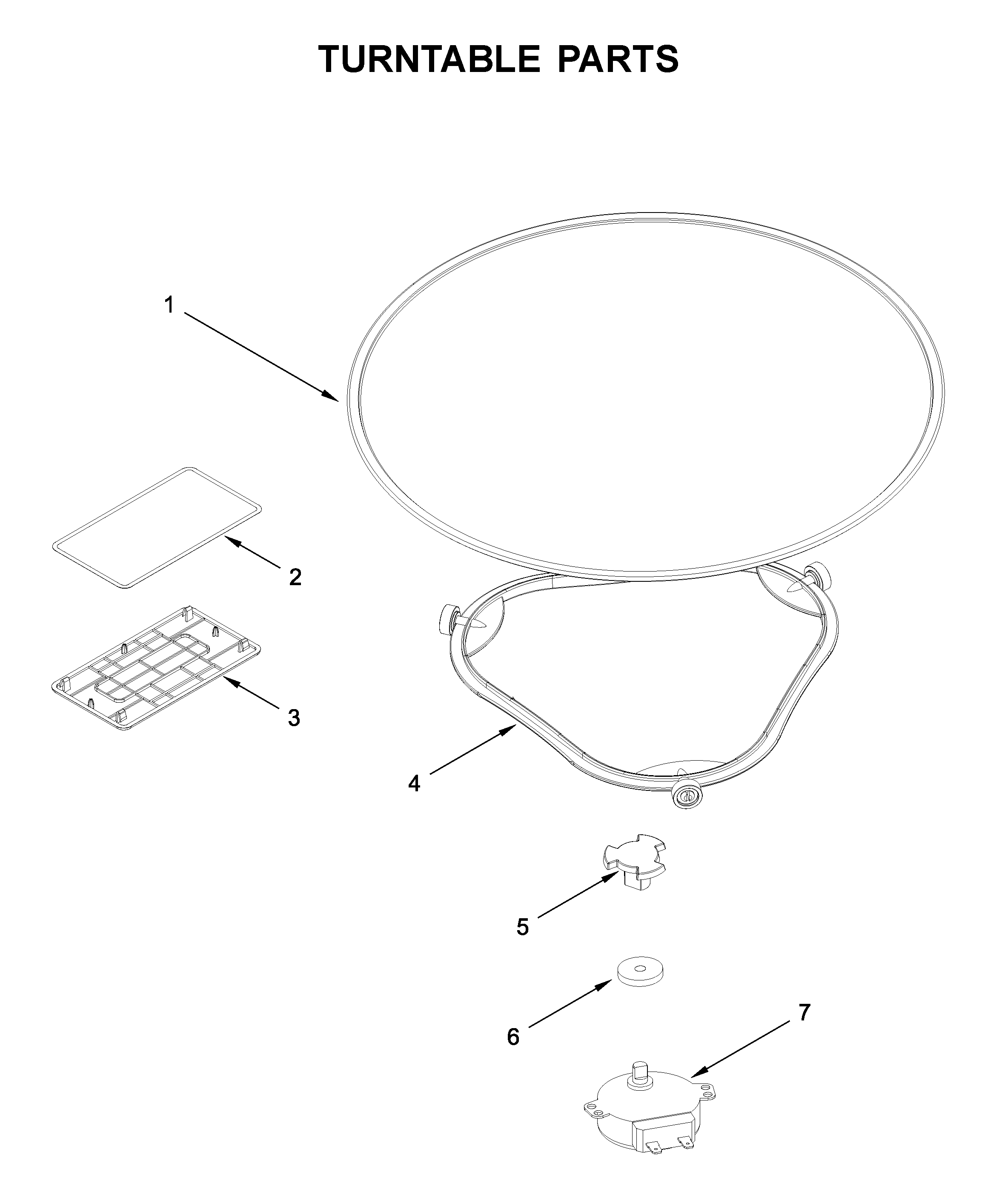 Turntable parts