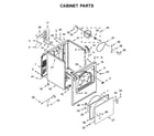 Maytag YMEDX6STBW1 cabinet parts diagram