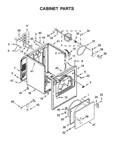 Cabinet parts