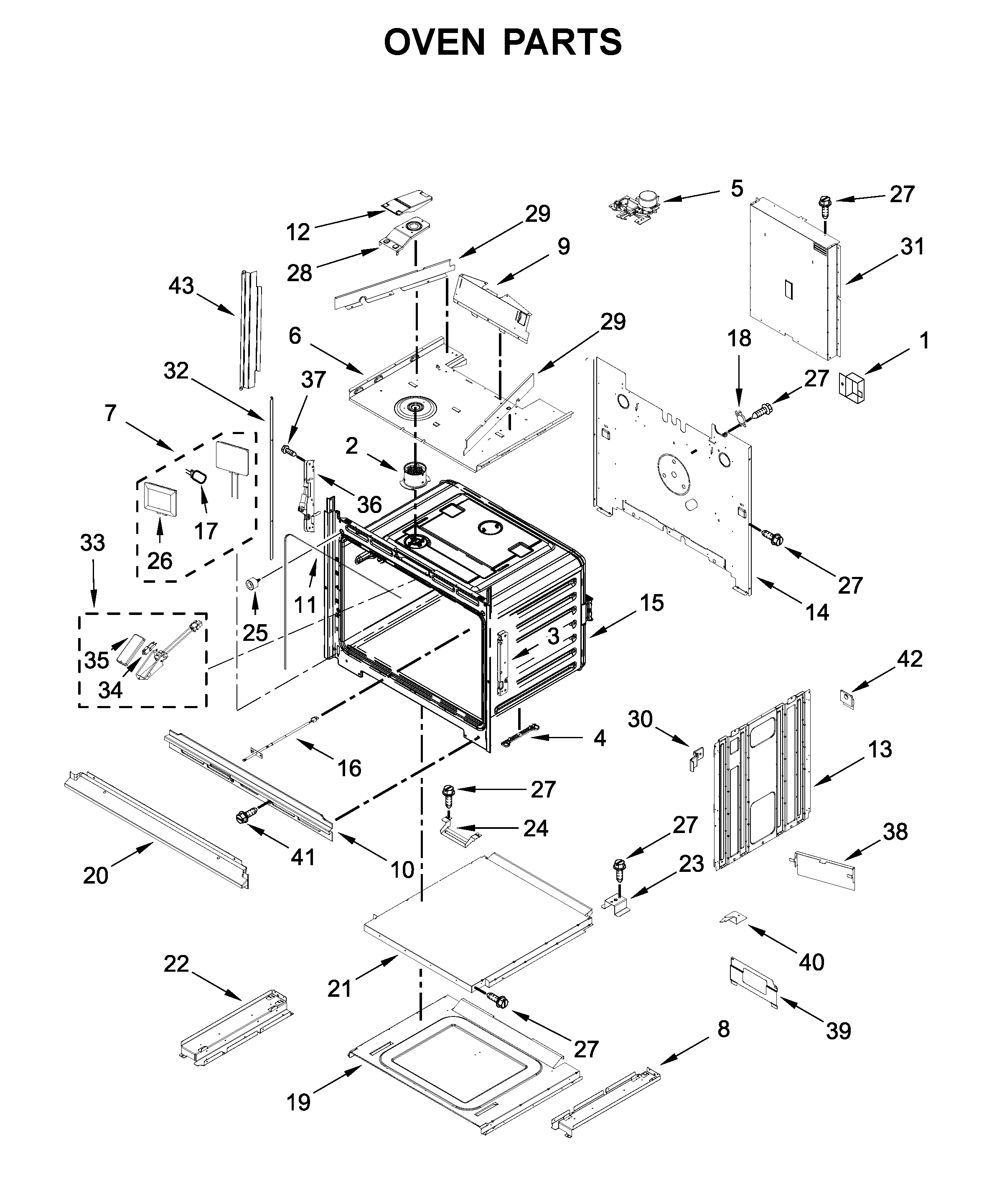 OVEN PARTS