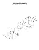 Oven door parts