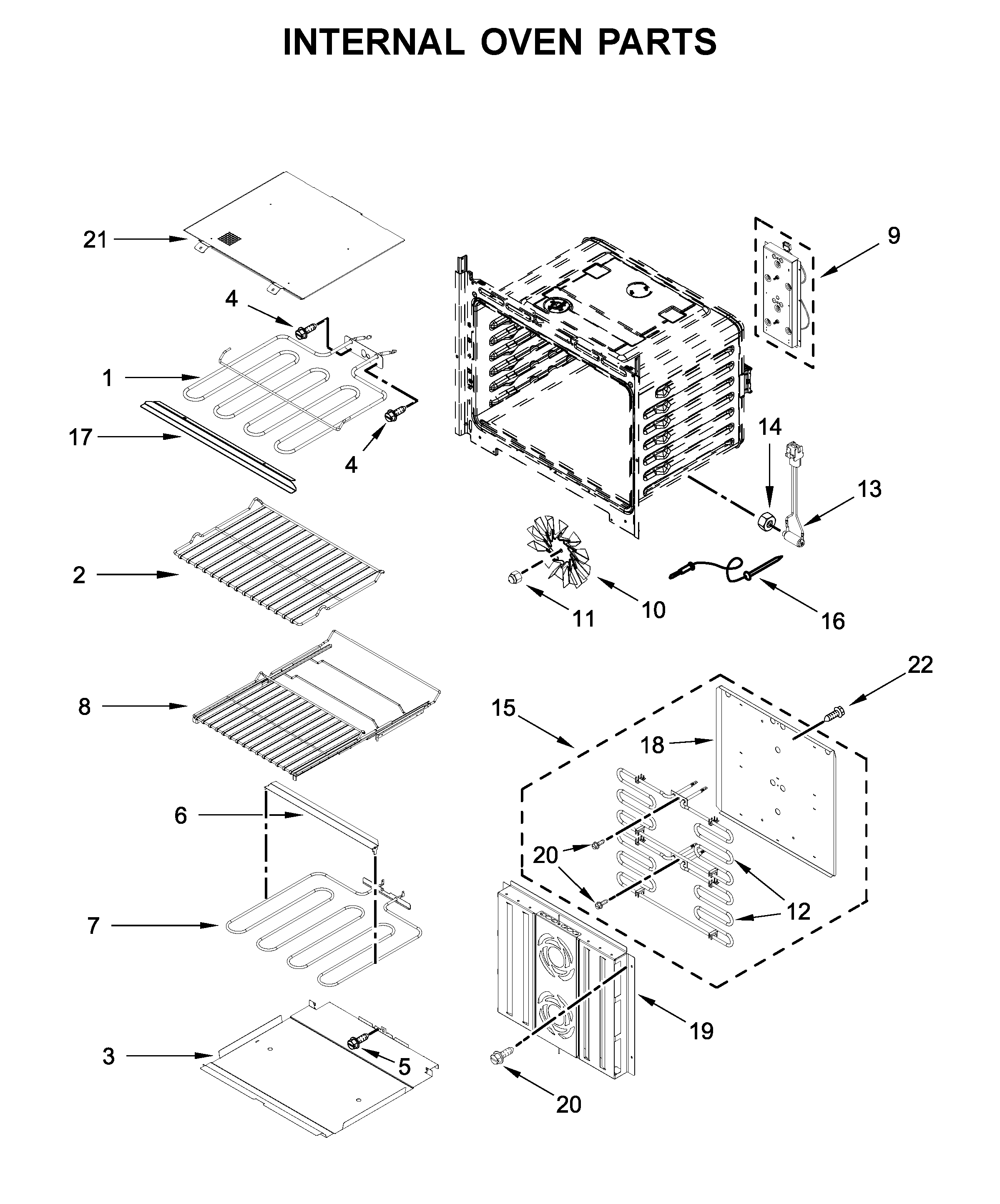 INTERNAL OVEN PARTS