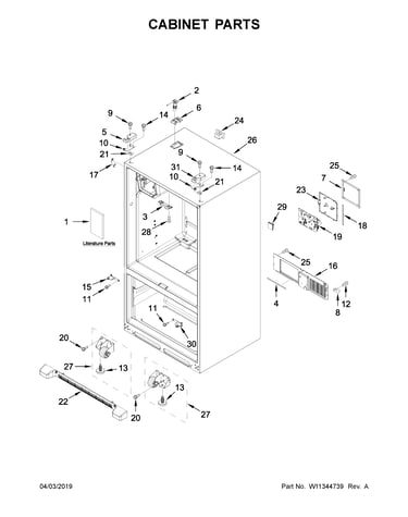 Cabinet parts