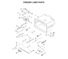 Maytag MFI2570FEZ07 freezer liner parts diagram