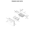 Maytag MFI2570FEZ07 freezer door parts diagram