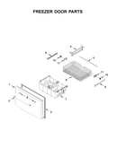 Freezer door parts