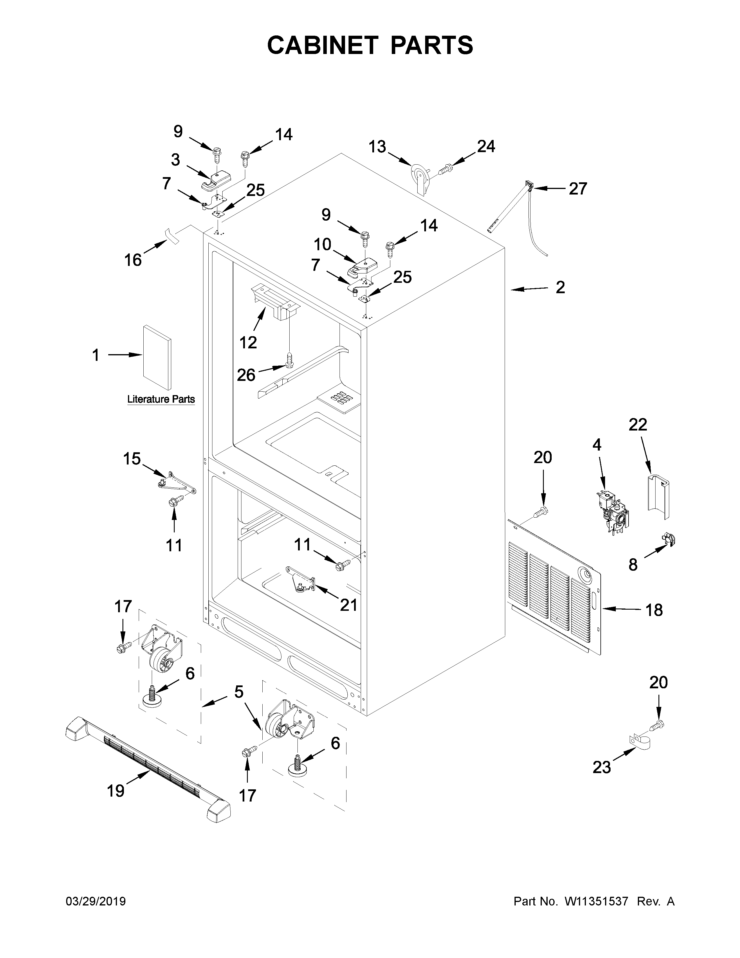 CABINET PARTS