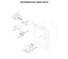 Maytag MFF2258FEZ03 refrigerator liner parts diagram