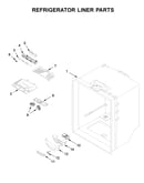 Refrigerator liner parts