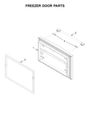 Freezer door parts