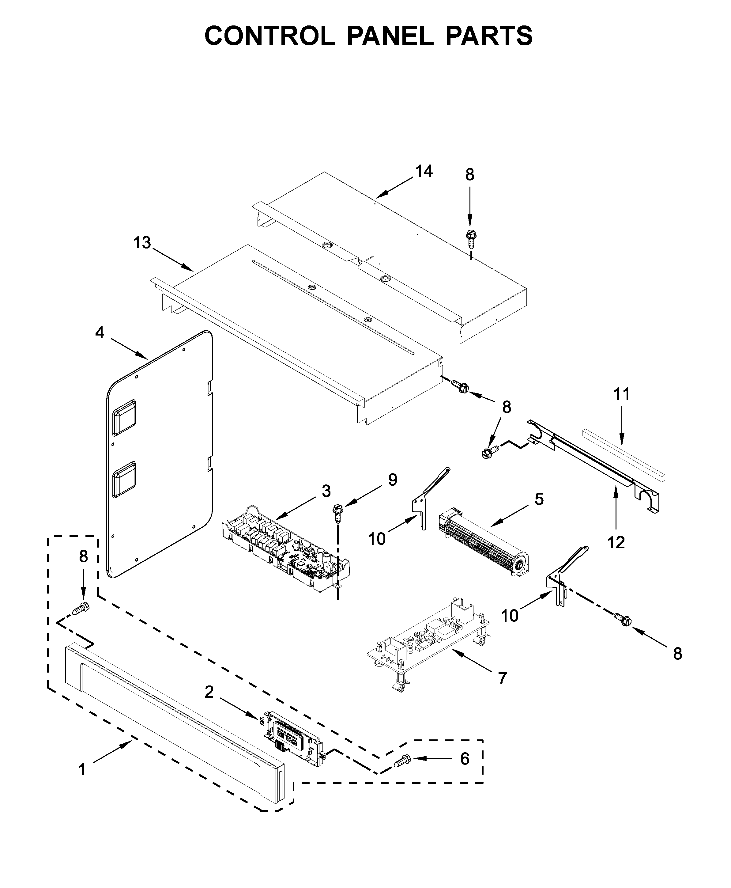 CONTROL PANEL PARTS