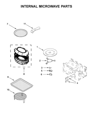 Internal microwave parts