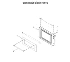 Maytag MMW9730FZ04 microwave door parts diagram