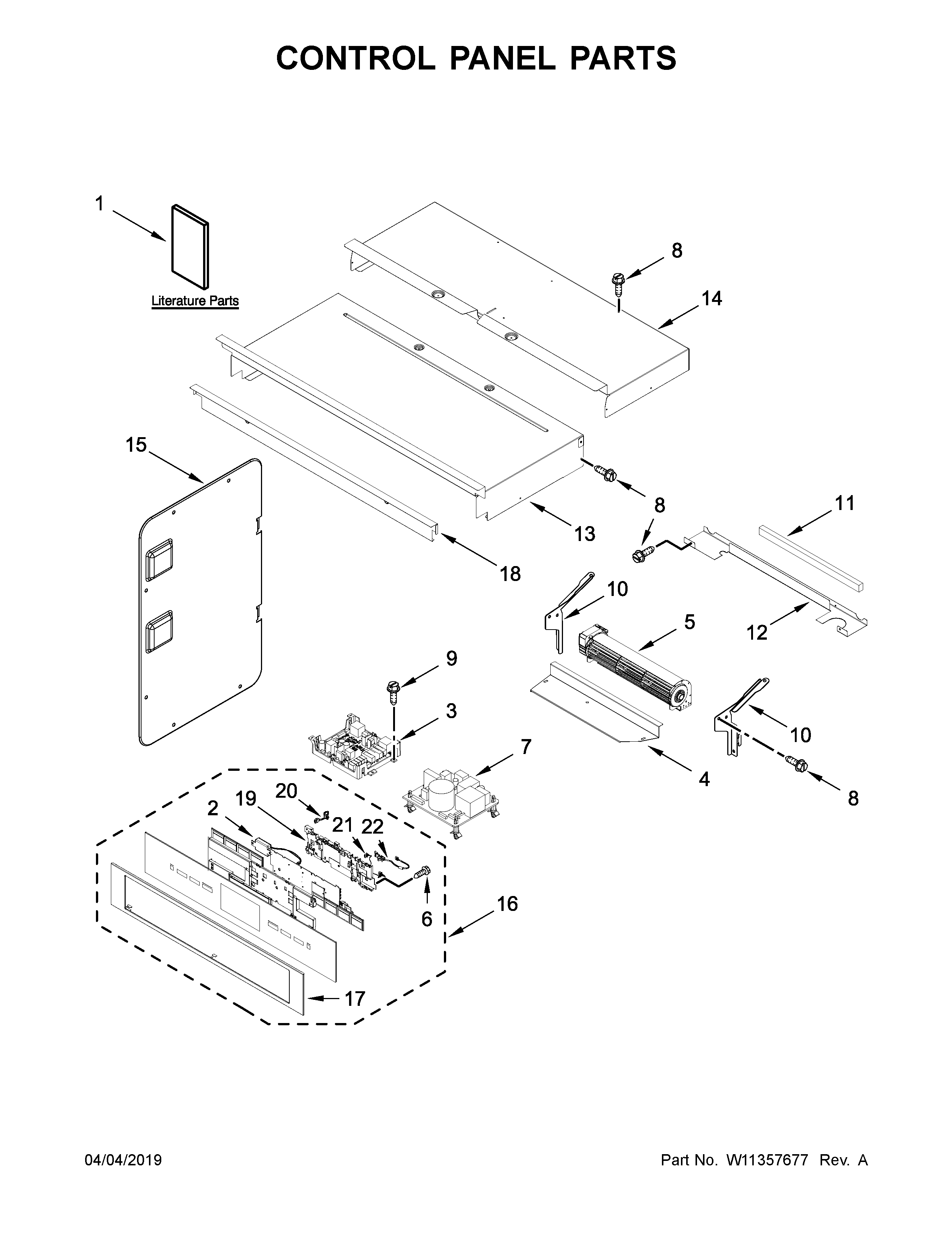 CONTROL PANEL PARTS