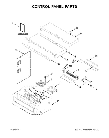 Control panel parts