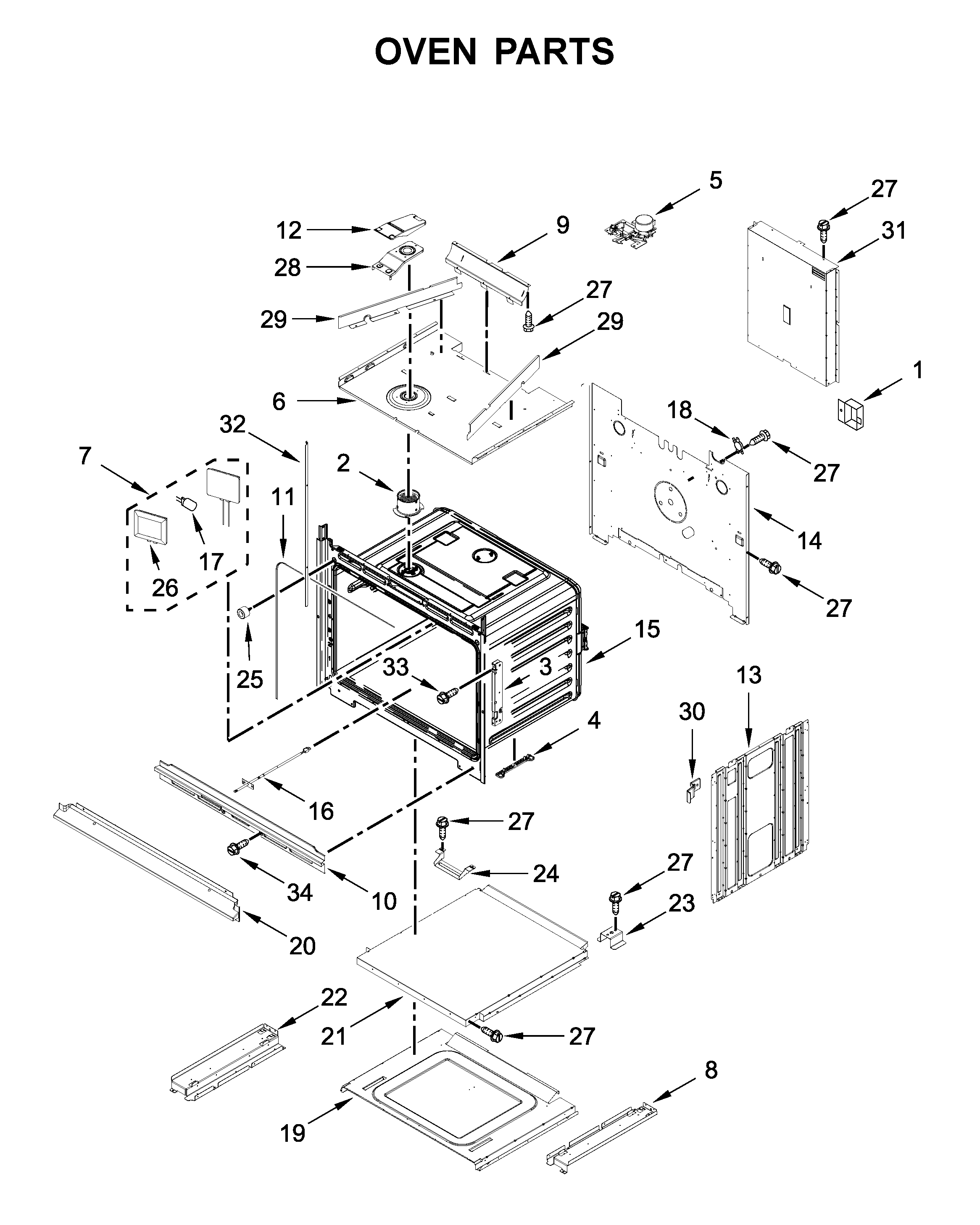 OVEN PARTS