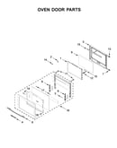 Oven door parts