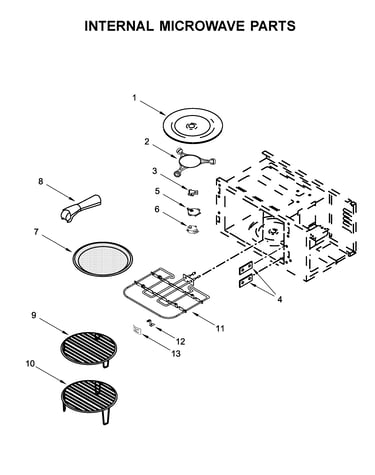 Internal microwave parts