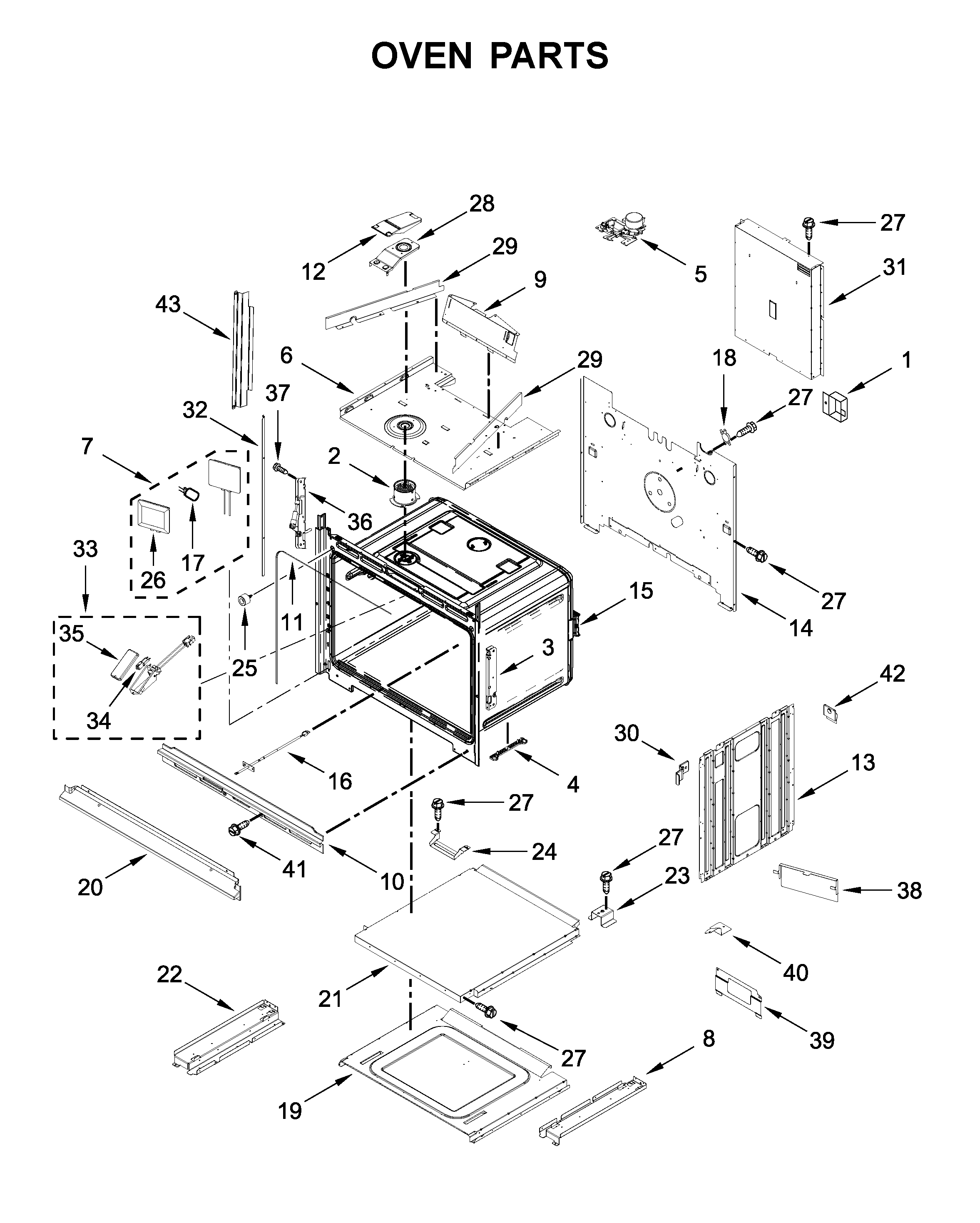 Oven parts