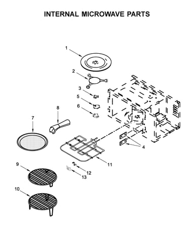 Internal microwave parts