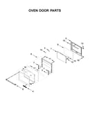 Oven door parts