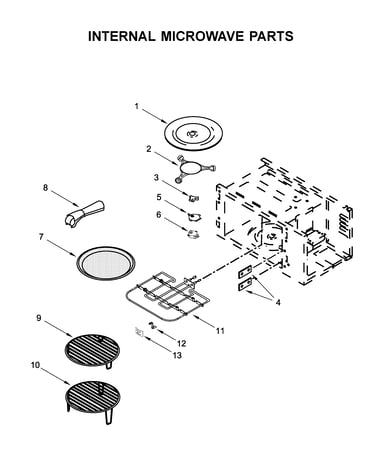 Internal microwave parts