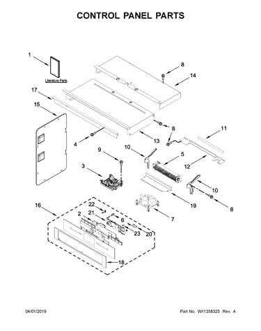 Control panel parts
