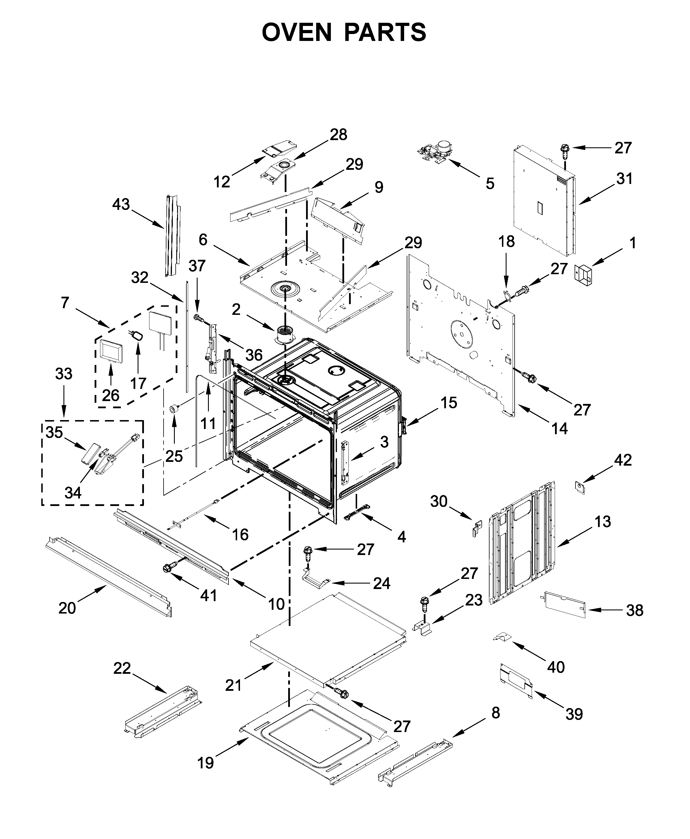 Oven parts