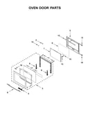 Oven door parts