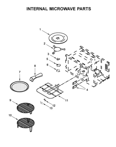 Internal microwave parts