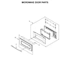 Jenn-Air JMW3430DP04 microwave door parts diagram